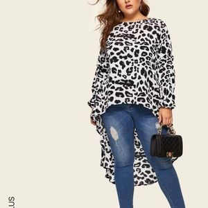 SHEIN Leopard Print Blouse